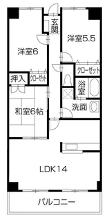 スペース・ドゥ川内【3階】の間取り