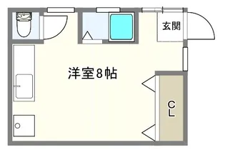 シエル中山手【1階】の間取り