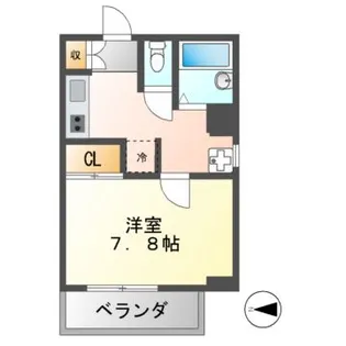 マンション五条橋【5階】の間取り
