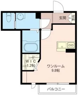 レフィシア【2階】の間取り