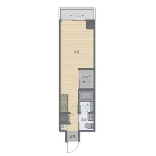 南堀江プライマリーワン【2階】の間取り