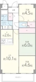 南山寿ガーデン【4階】の間取り