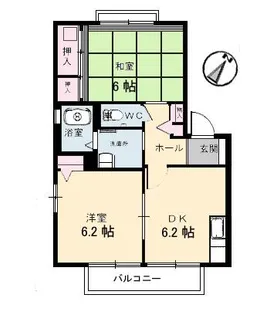 フォーレス沼城【2階】の間取り