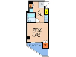福島イ-グルハイツ【3階】の間取り