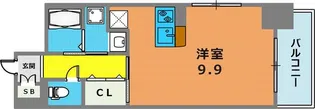 ジアコスモ神戸三宮【5階】の間取り
