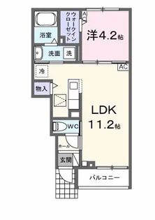 リファインV【1階】の間取り