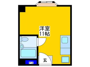 ラ・ハイ-ル守口【4階】の間取り