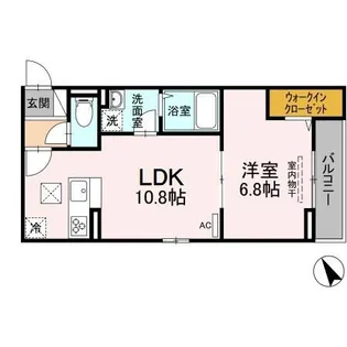 エクセリア昭和町【1階】の間取り