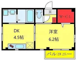 ドエル上板橋【2階】の間取り