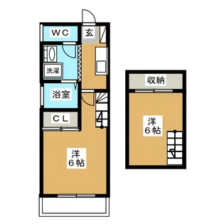 ウェルパインVI【2階】の間取り