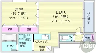 ハートフルコート18【2階】の間取り