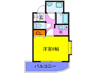スカイライト西九条【3階】の間取り