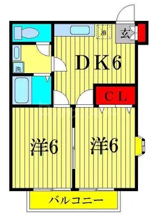 ガーデンハイムKI【2階】の間取り
