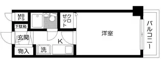 日神パレステージ大森第2【4階】の間取り