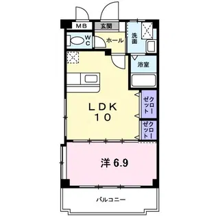 マンション光【3階】の間取り
