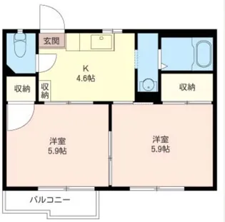 オガール【2階】の間取り