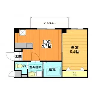 大阪府大阪市平野区平野南2【マンション】の間取り