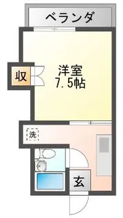 東京都江戸川区北小岩4【アパート】の間取り
