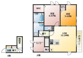 千樹(センジュ)【2階】の間取り