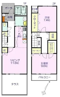 M’sヴィラージュC棟の間取り