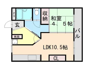 新山荘【2階】の間取り