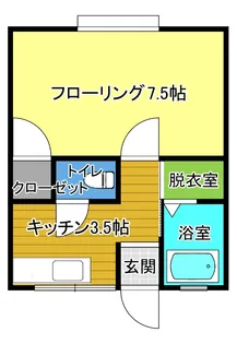 美沢C棟【1階】の間取り