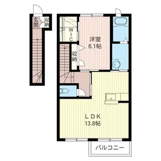 メゾン アルディD【2階】の間取り