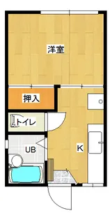 パークハイツ博多【2階】の間取り