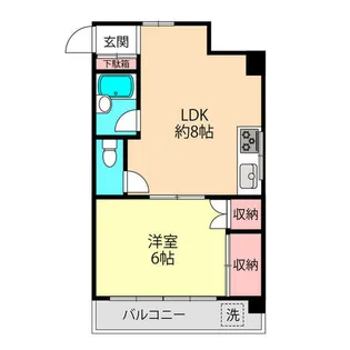 白井マンション【2階】の間取り