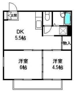ルミエール今橋【2階】の間取り