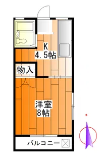 清水ハウス【2階】の間取り