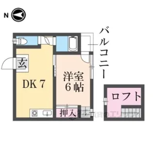 エムズ富雄【3階】の間取り