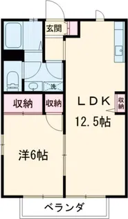 メゾン・ワイズA【1階】の間取り
