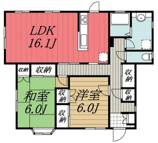 千葉県印旛郡栄町安食台2【マンション】の間取り