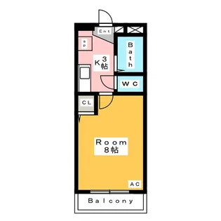 アップルヒルズ 3【2階】の間取り