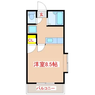 サニーハイツ【4階】の間取り