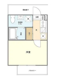 ヴェレタ津田沼【2階】の間取り