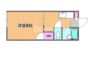 岡山県岡山市北区津島福居1【アパート】の間取り