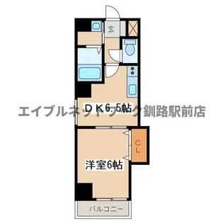 第2エーワンビル プレイスピアPREMIUM城山【7階】の間取り