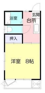 ビスタリー原池田【1階】の間取り