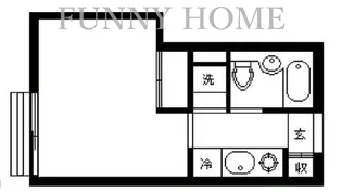 東京都目黒区東が丘1【アパート】の間取り