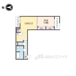 アプリコット3【2階】の間取り