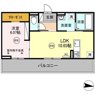 LUSSOIII【3階】の間取り