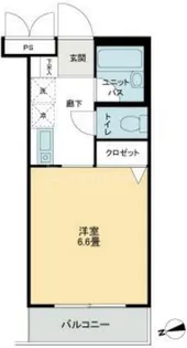 1Rの間取り画像