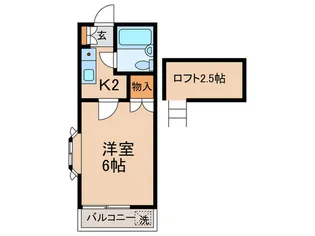 ハイムいずみA【2階】の間取り