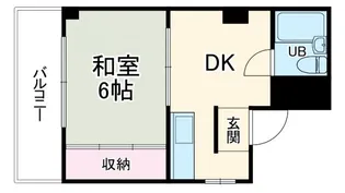 ゴールドビル中村公園【2階】の間取り