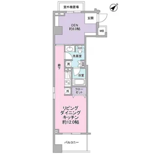 アリーム稲毛海岸【4階】の間取り