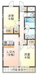 ヴィラ・トリアノン【1階】の間取り