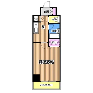 1Kの間取り画像
