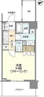 ブランズタワー大船【6階】の間取り